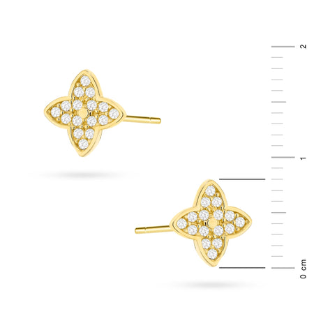 gold-stud-earrings-with-zirconia-k043-14k-585-b