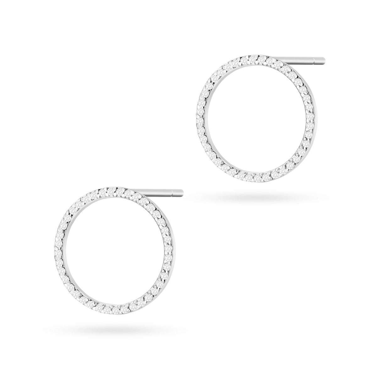 zlaté náušnice s diamanty 0,40 ct k0442-diw-01