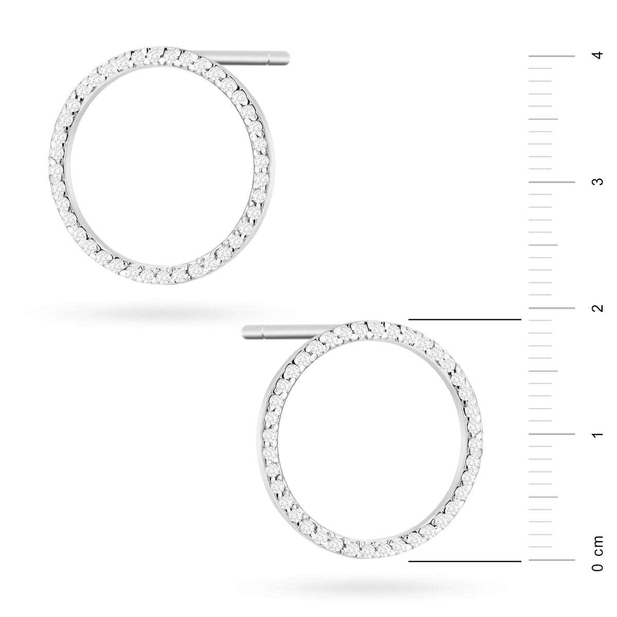 zlaté náušnice s diamanty 0,40 ct k0442-diw-01