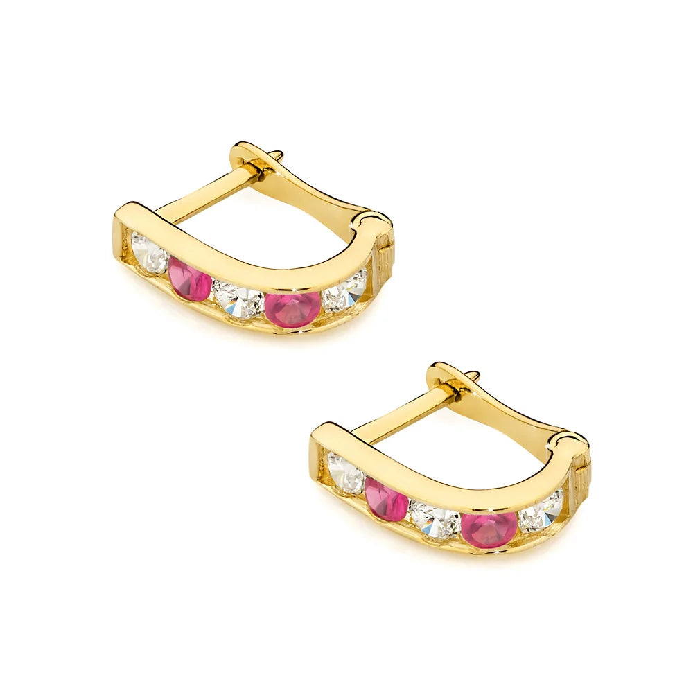 children-s-gold-english-clasp-earrings-with-zirconia-k054-14k-585