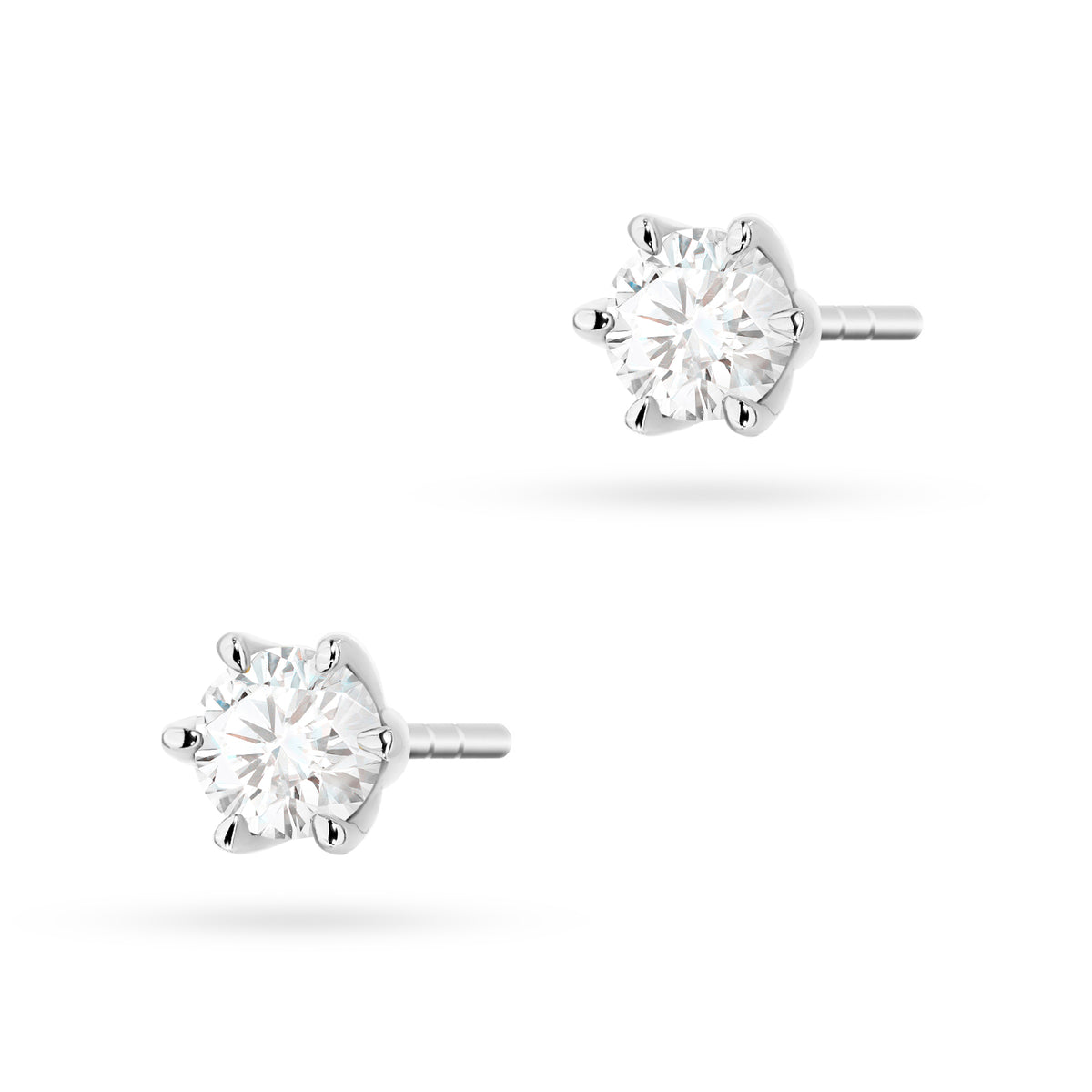 zlaté náušnice se 2 x 0,30 ct diamanty k0575-diw-01