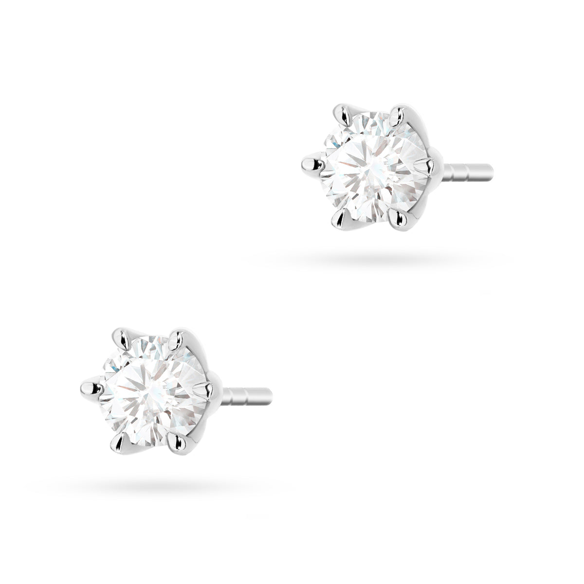 zlaté náušnice se 2 x 0,40 ct diamanty k0575-diw-02