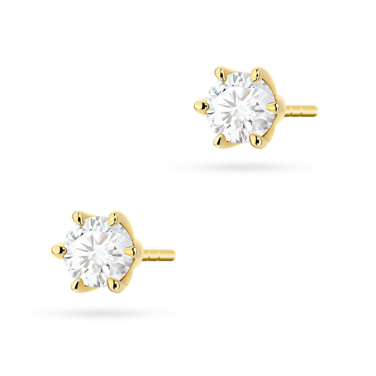 zlaté náušnice se 2 x 0,40 ct diamanty k0575-diw-02