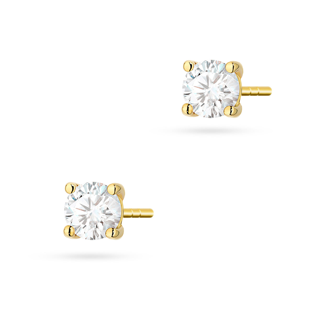 zlaté náušnice se 2 x 0,40 ct diamanty k0577-diw-02