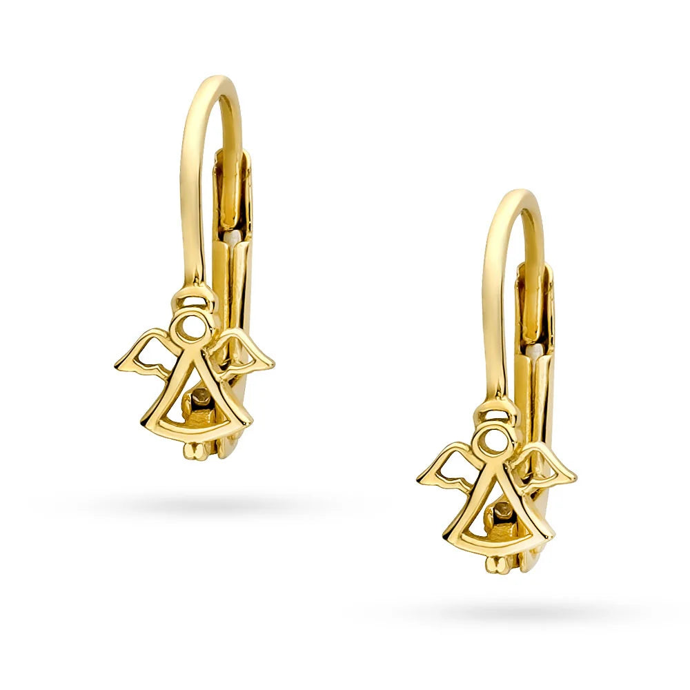 gold-english-clasp-earrings-angel-k1119-14k-585