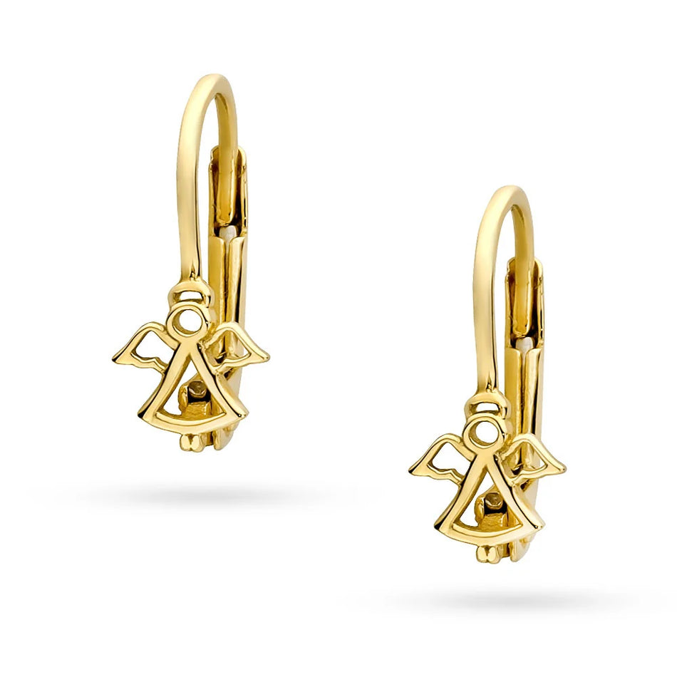gold-english-clasp-earrings-angel-k1119-14k-585