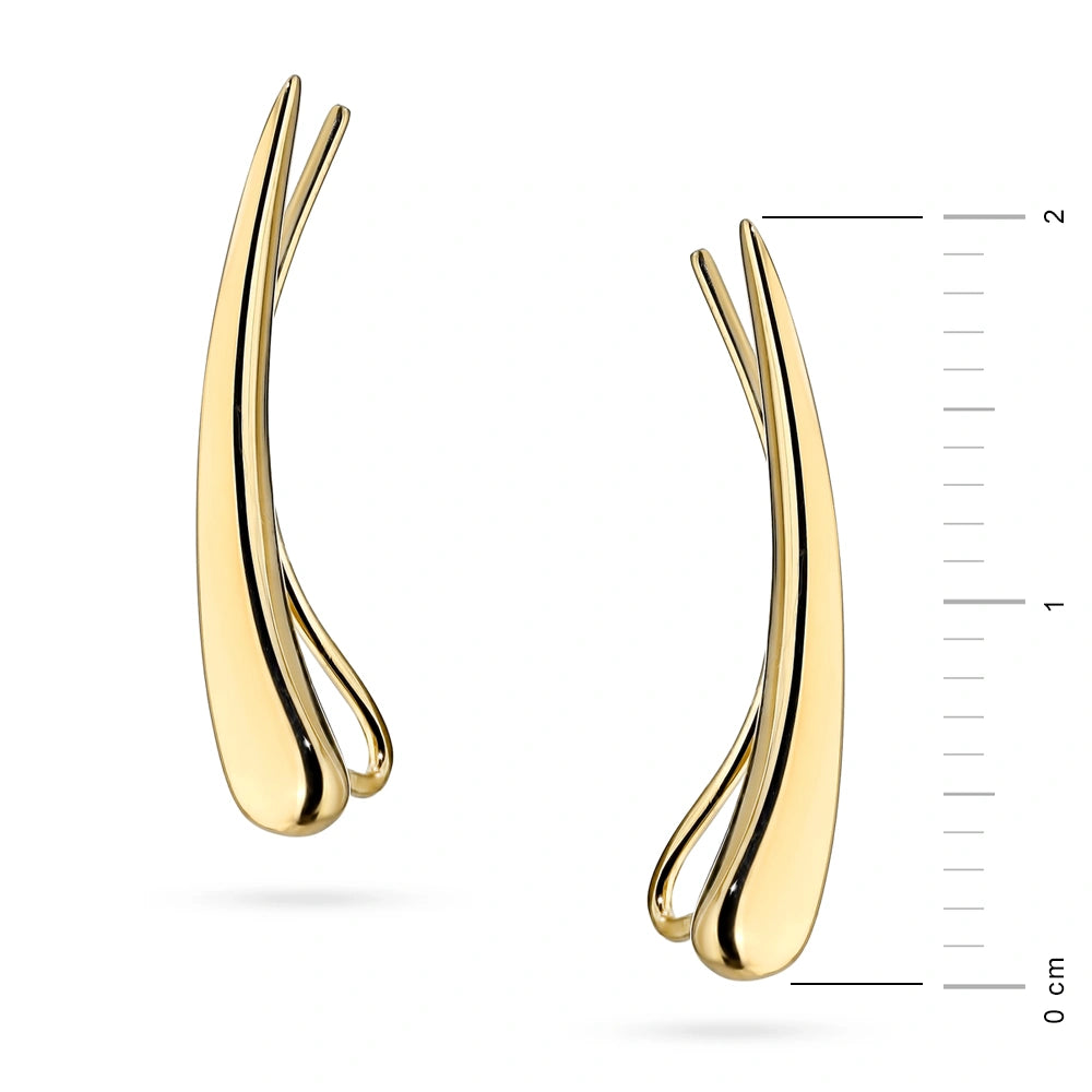 zlatý náušnicový náprstek-k1630-14k-585