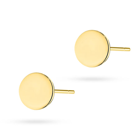 classic-round-flat-stud-gold-earrings-k1705-585