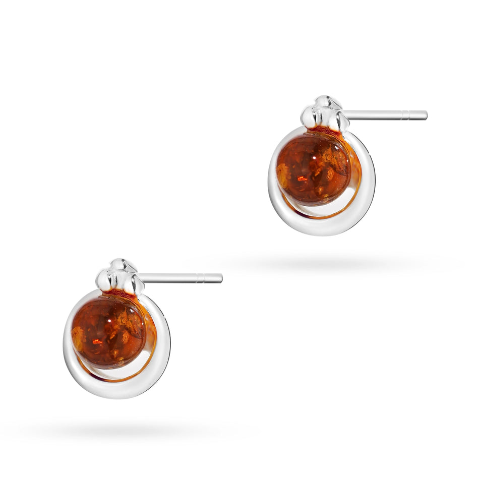 silver-stud-earrings-with-natural-amber-beads-k1877-925-s