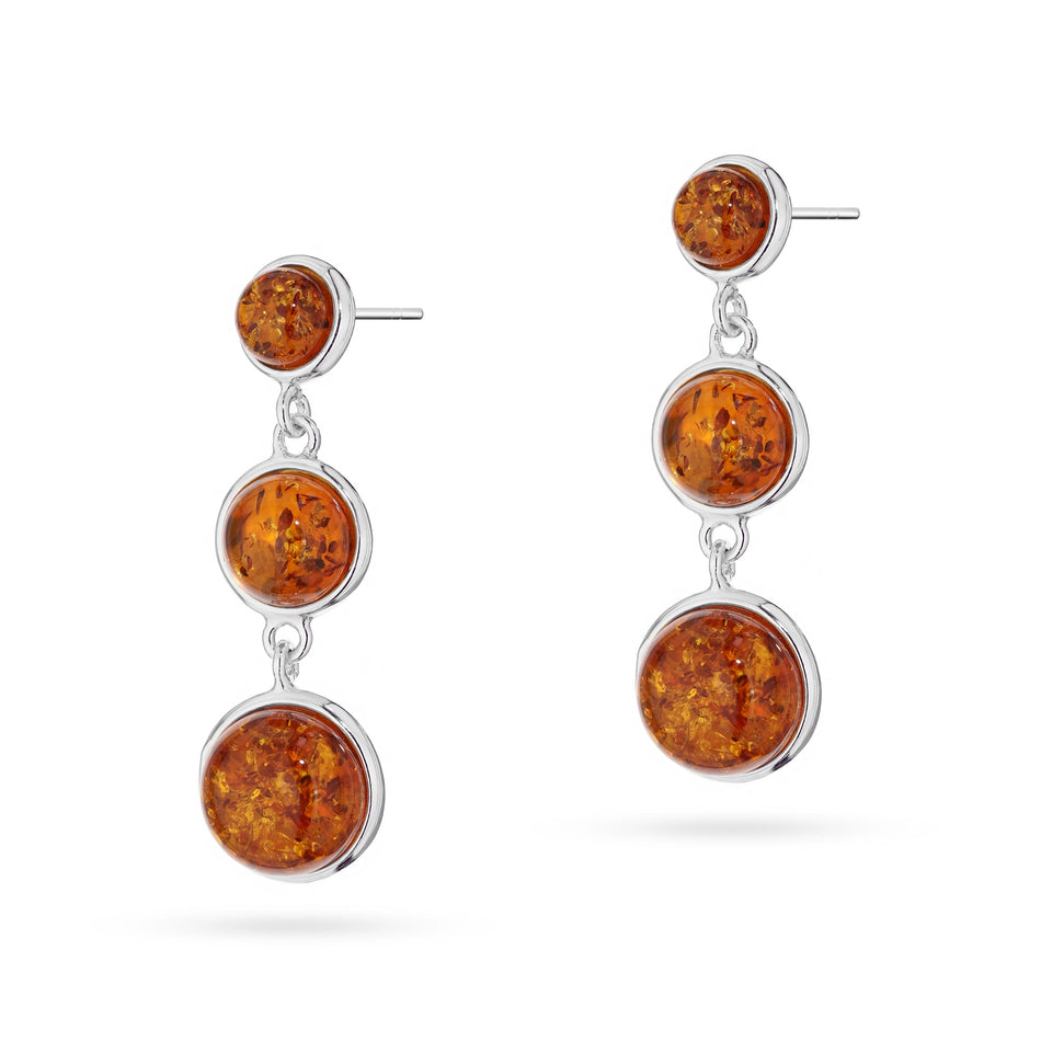 silver-stud-earrings-with-natural-amber-beads-k1891-925-s