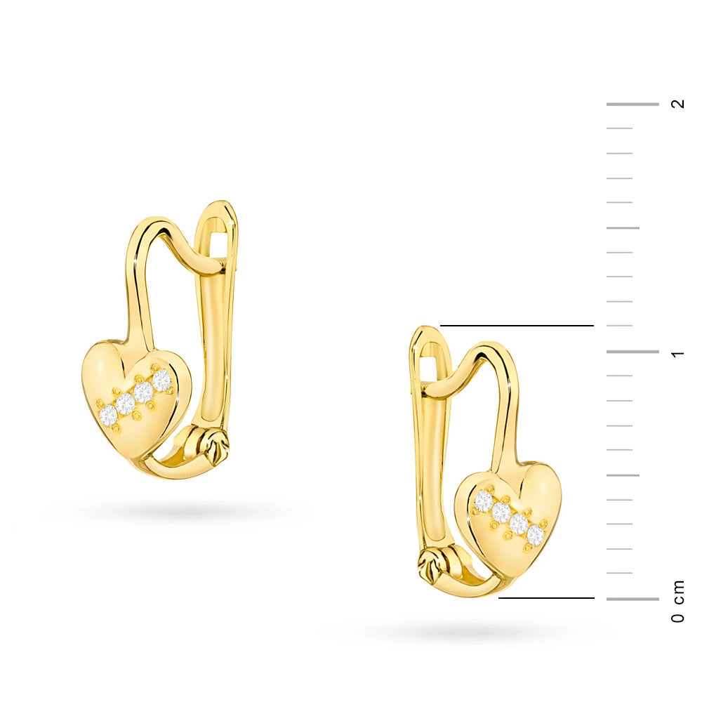 children-s-gold-english-clasp-earrings-with-zirconia-k408-14k-585