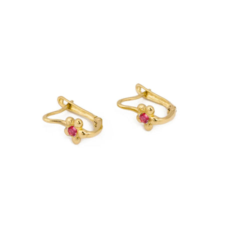 children-s-gold-english-clasp-earrings-with-zirconia-k611-14k-585