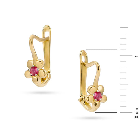 children-s-gold-english-clasp-earrings-with-zirconia-k611-14k-585