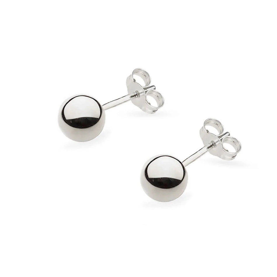 náušnice se zlatými peckami 3,8 mm k804 14k 585