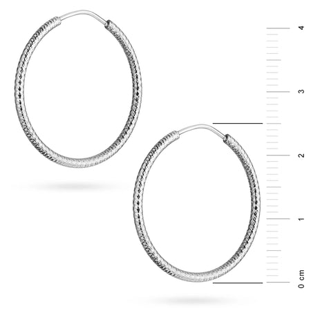 stříbrné kruhové náušnice-k980-925-s