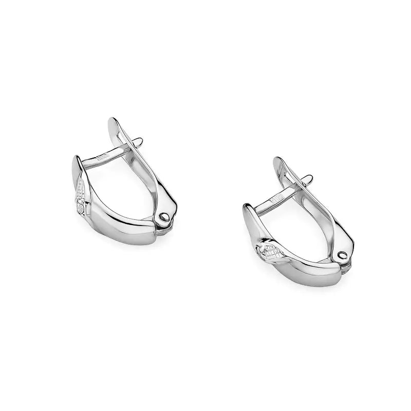 Zlaté náušnice s diamanty