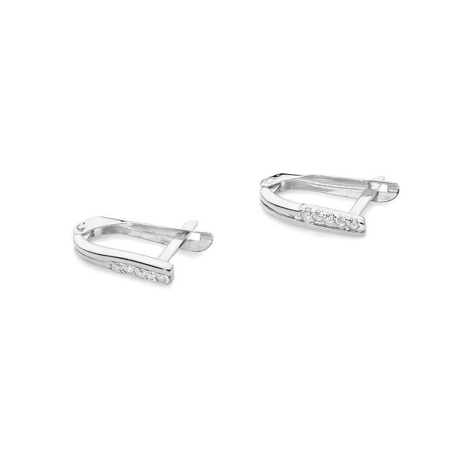 Zlaté náušnice s diamanty 0,15 ct