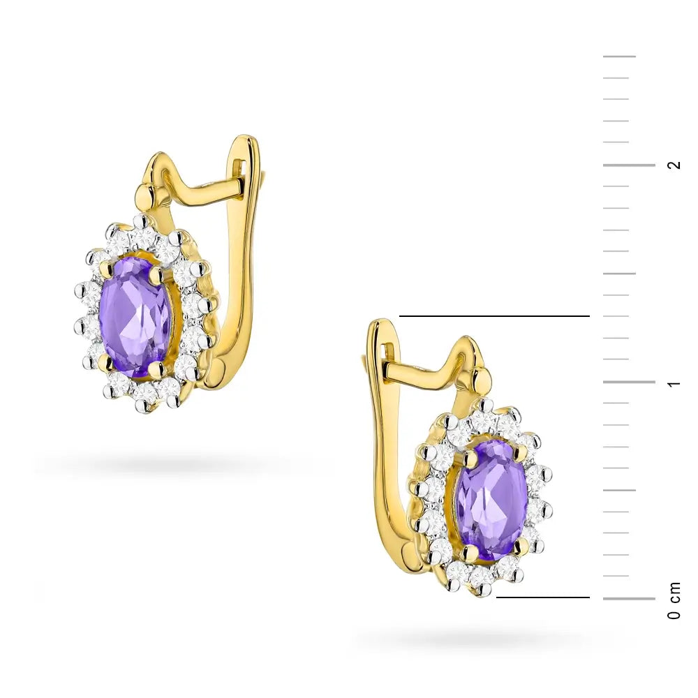 gold-earrings-with-amethysts-and-diamonds