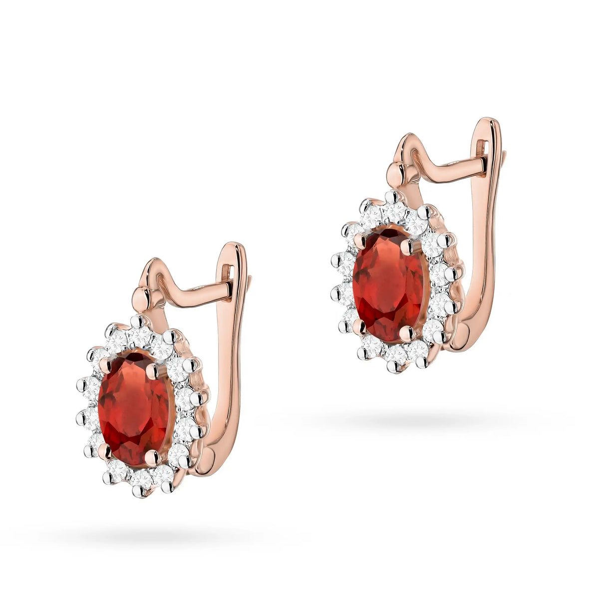 gold-earrings-with-garnets-and-diamonds
