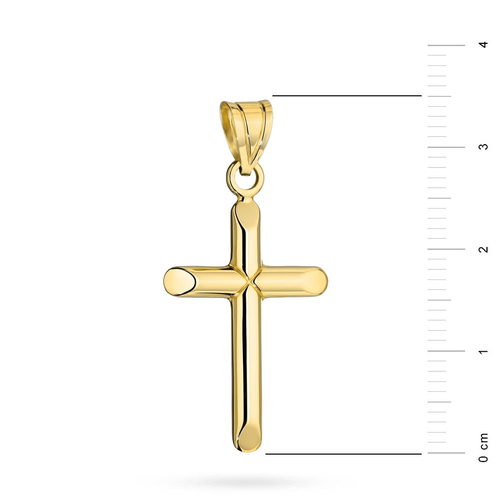 zlatý křížek s cyrkonií kr-gw-071-585