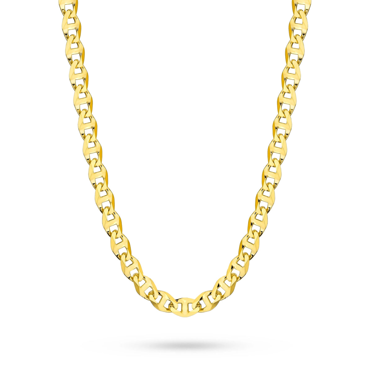 zlatý řetízek 14k gucci l035