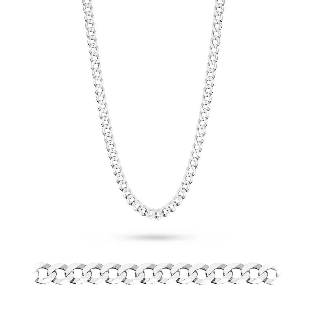 pánský-stříbrný-řetěz-kostka-6-7mm-l225-925