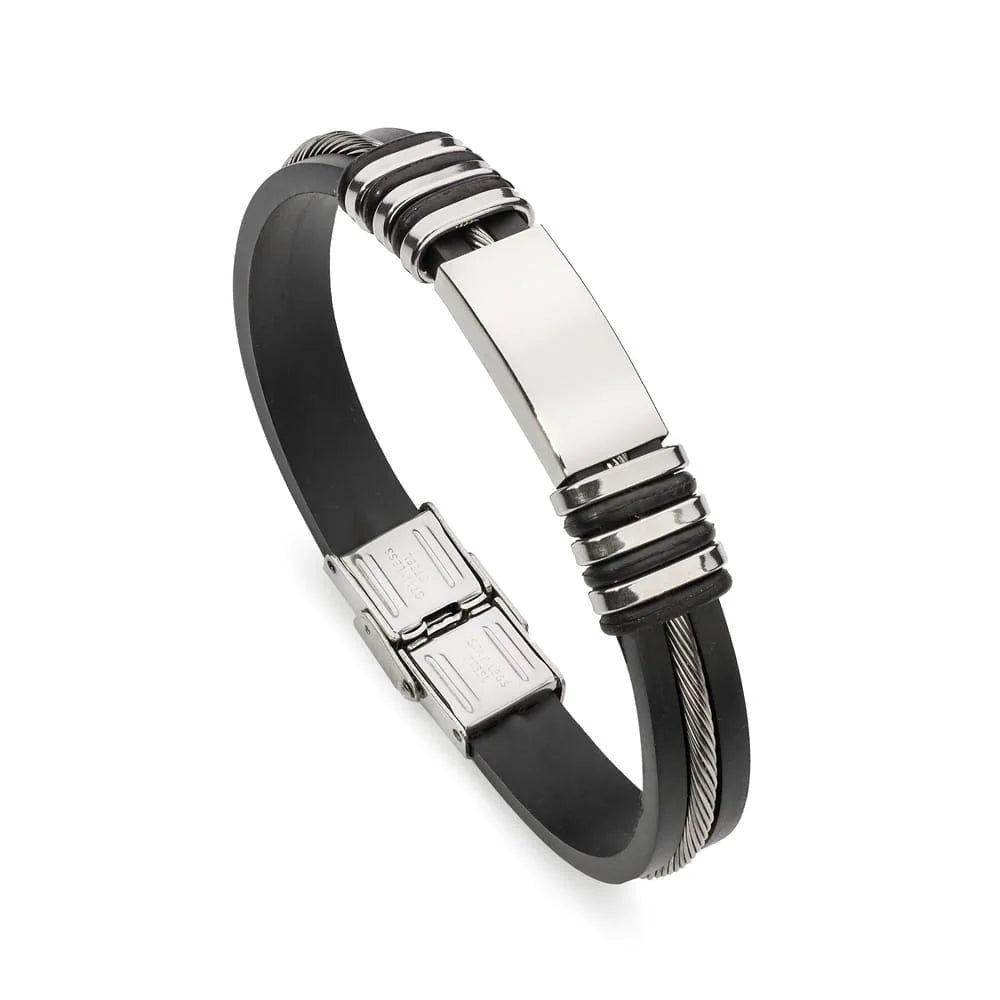 pánský-kožený-a-oceľový-náramek-na-rytí-9mm-bs009