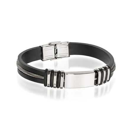 pánský-kožený-a-oceľový-náramek-na-rytí-9mm-bs009