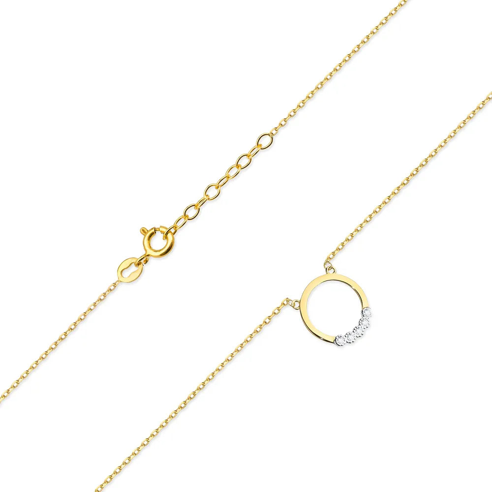 gold-celebrity-necklace-with-diamonds-circle-n0020