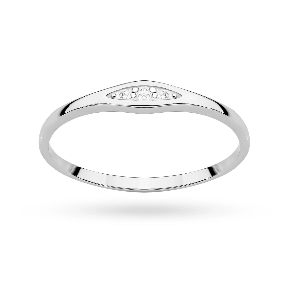 zlatý prsten s diamanty 0,02 ct p016-b0-02
