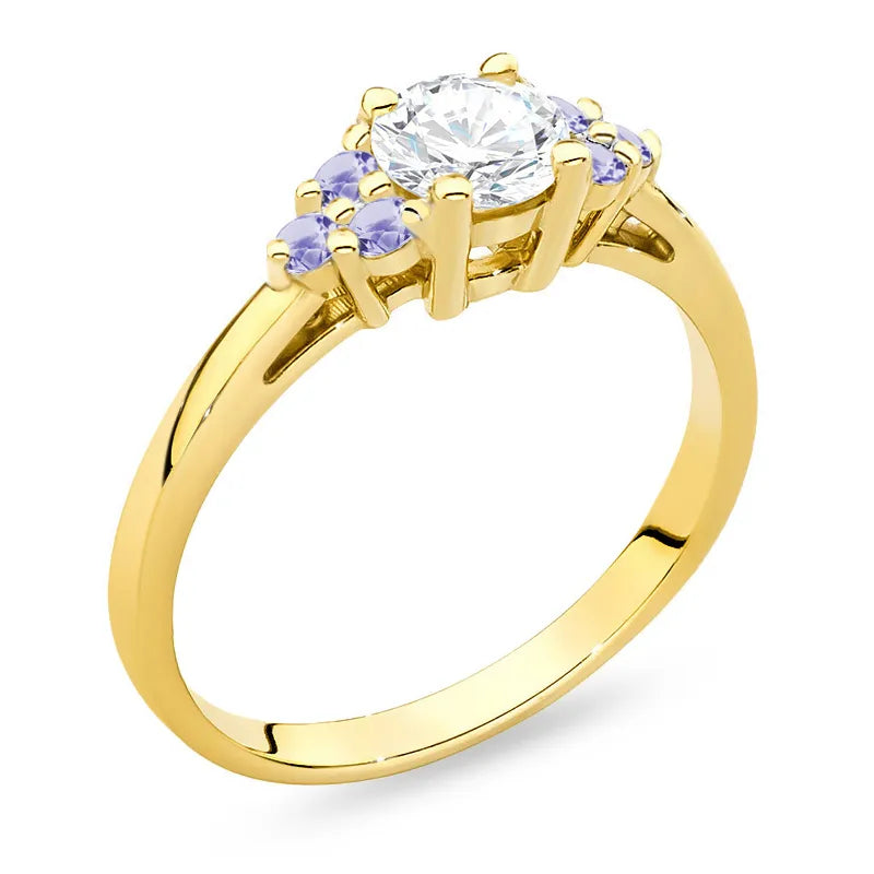 gold-ring-with-white-sapphire-and-tansanites-p127