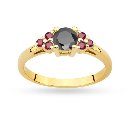 gold-ring-with-black-diamond-and-rubies-p127