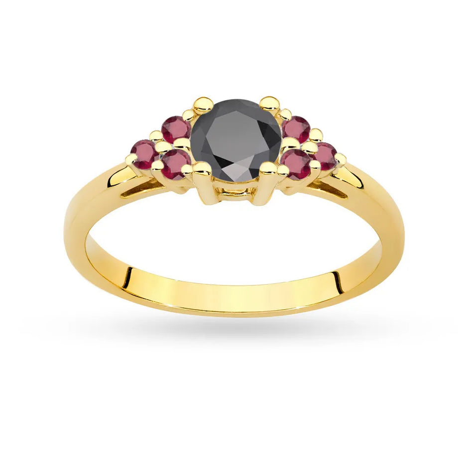 gold-ring-with-black-diamond-and-rubies-p127