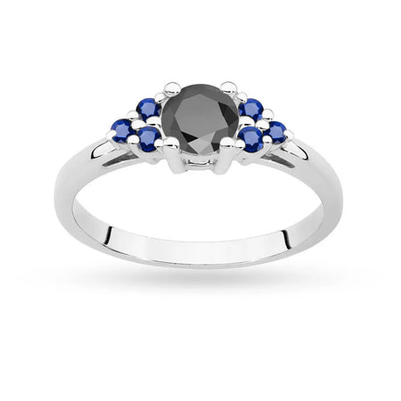 gold-ring-with-black-diamond-and-sapphires-p127