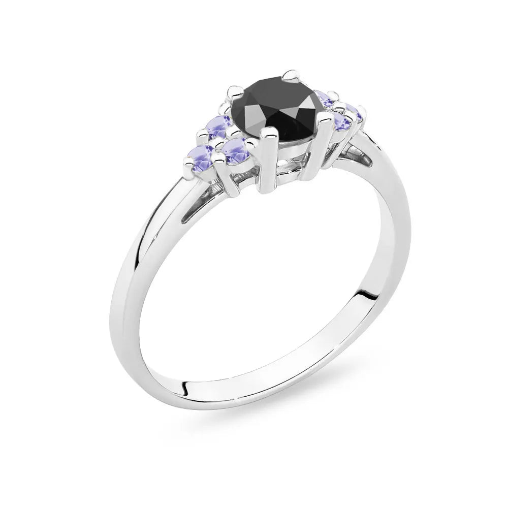 gold-ring-with-black-diamond-and-tanzanites-p127