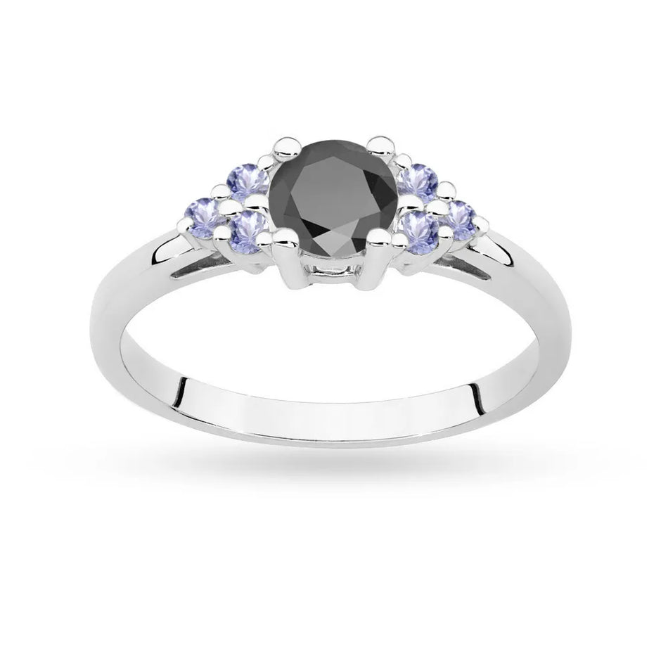 gold-ring-with-black-diamond-and-tanzanites-p127