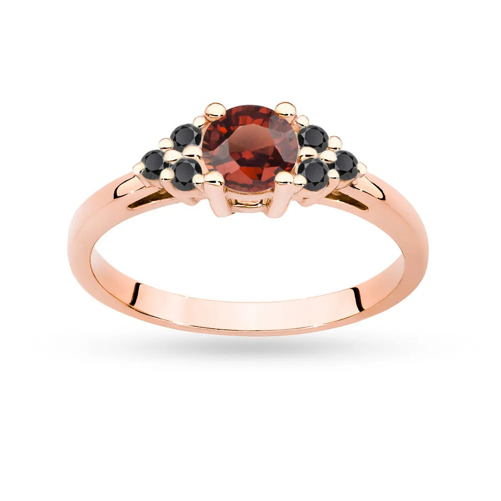 gold-ring-with-garnet-and-black-diamonds-p127