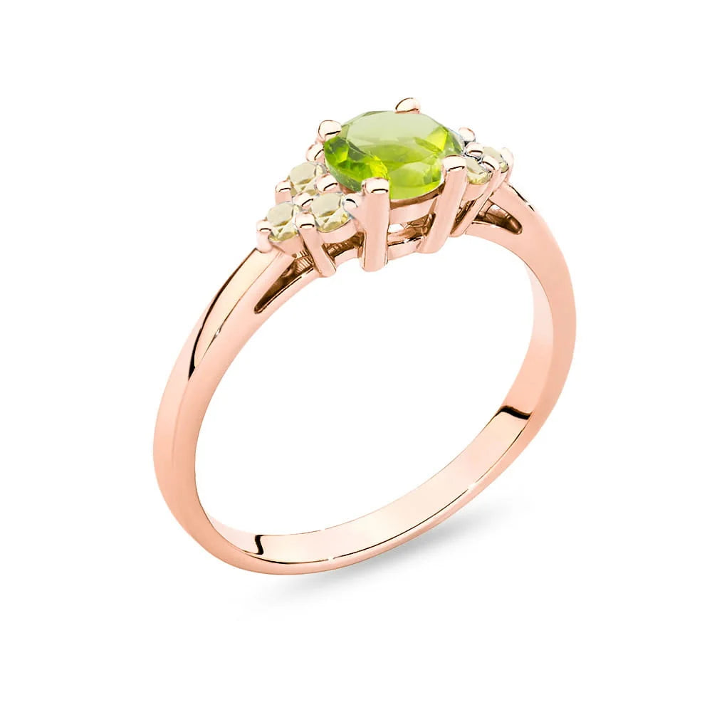 gold-ring-with-olivine-and-bronze-diamonds-p127