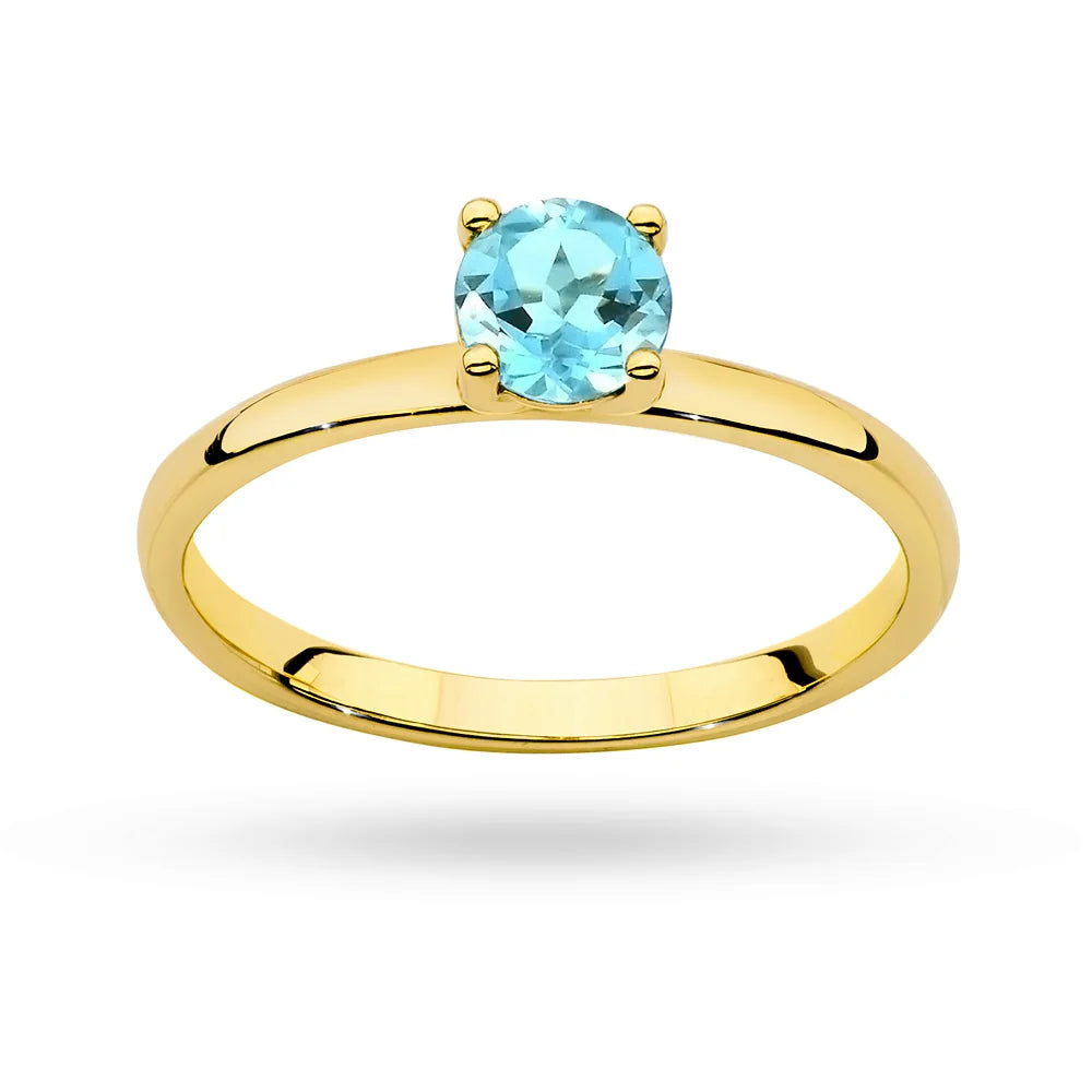 zlatý prsten s 0,50ct tanzanitem p149-585-ta0-50