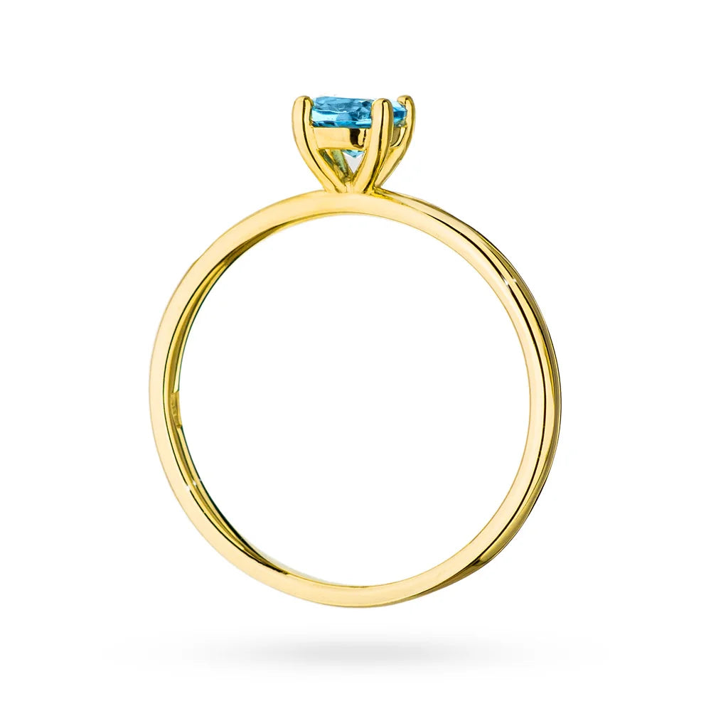 zlatý prsten s 0,50ct tanzanitem p149-585-ta0-50