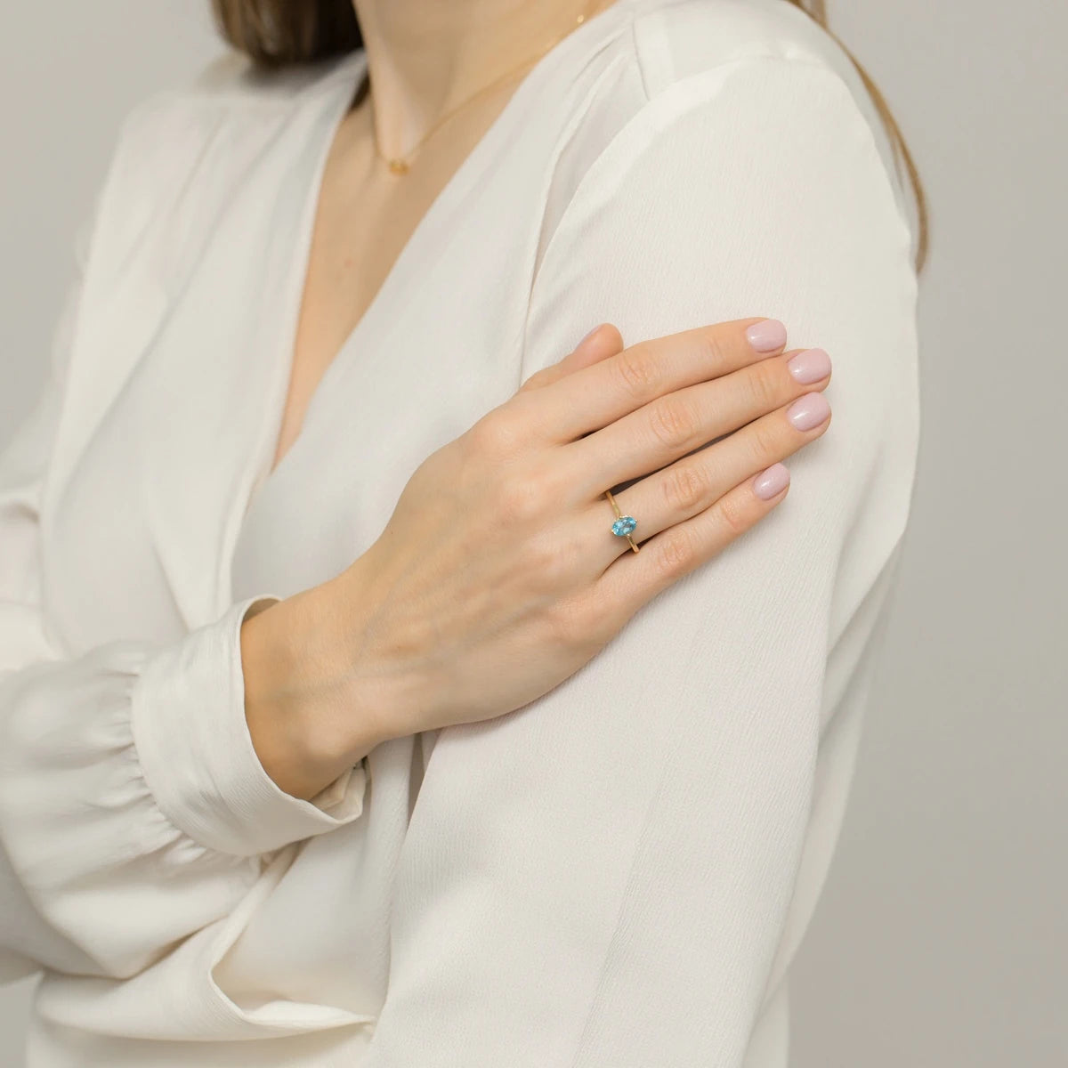 zlatý prsten s 0,50ct tanzanitem p149-585-ta0-50