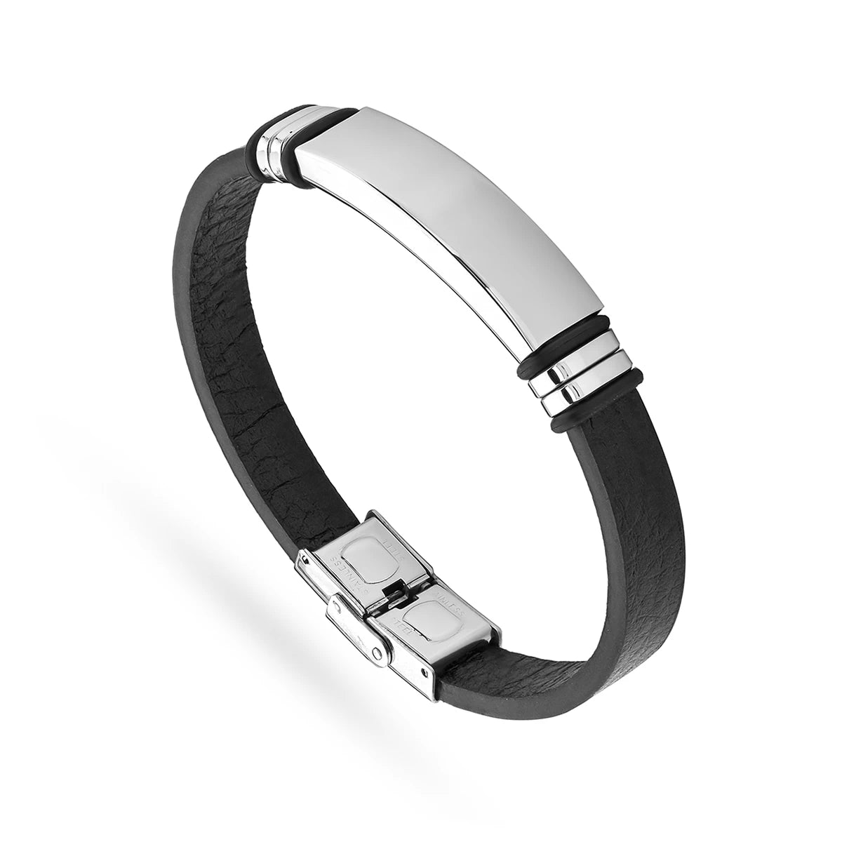pánský-kožený-a-oceľový-náramek-na-rytí-bs031