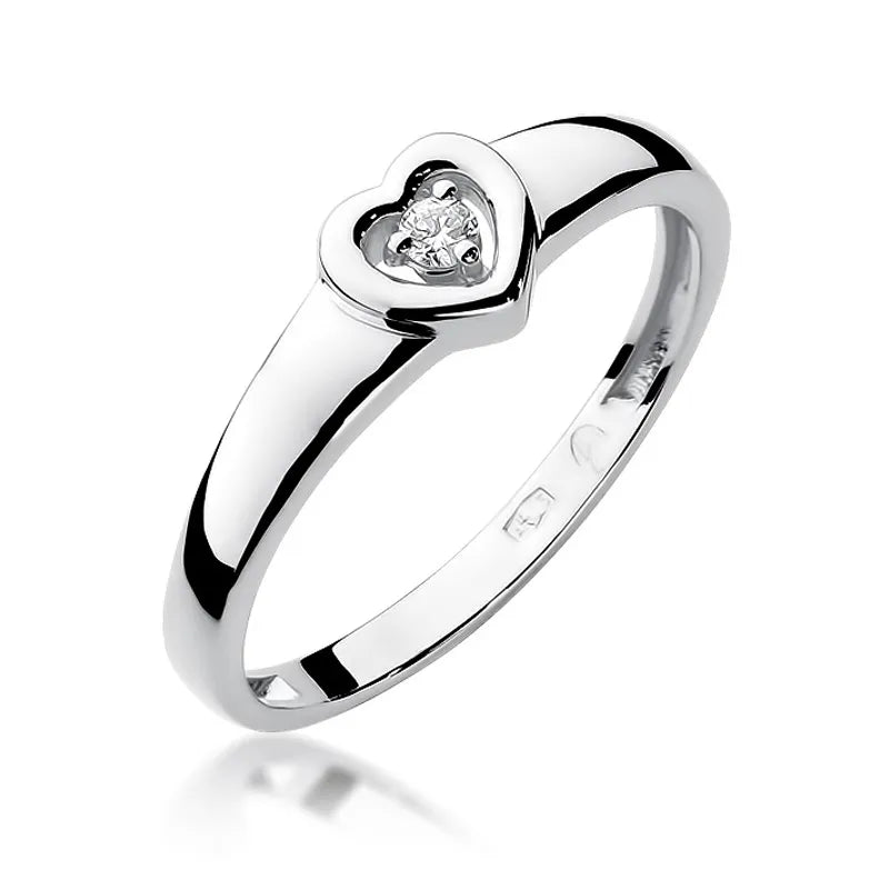 zlatý prsten s diamantem 0,04 ct w0001-diw-01