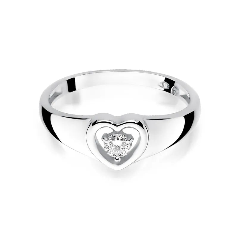zlatý prsten s diamantem 0,10 ct w0001-diw-02