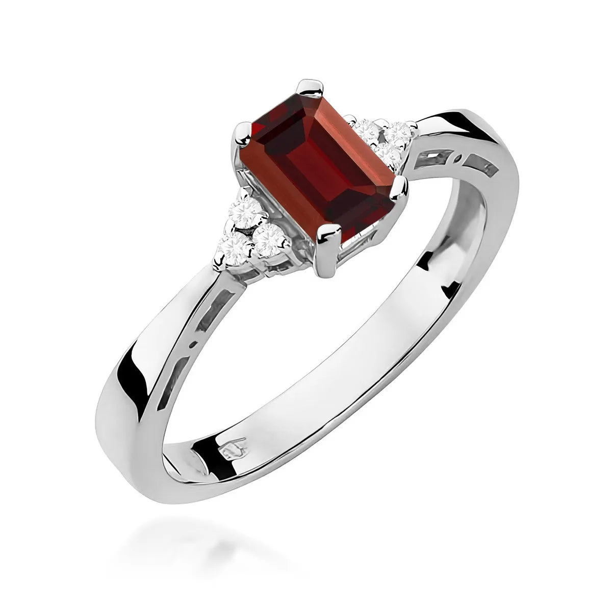 zlatý prsten s topazem 0,65 ct a diamanty - kopie