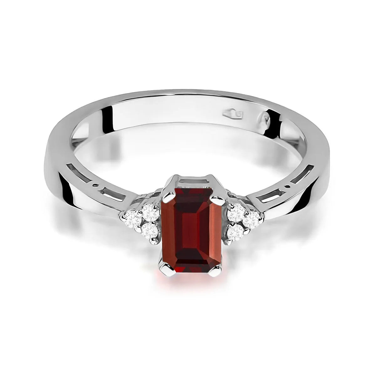 zlatý prsten s topazem 0,65 ct a diamanty - kopie