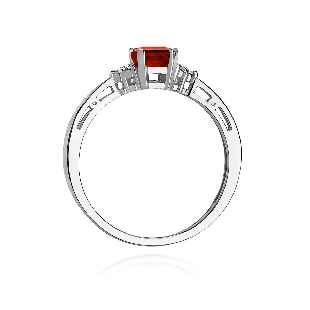 zlatý prsten s topazem 0,65 ct a diamanty - kopie