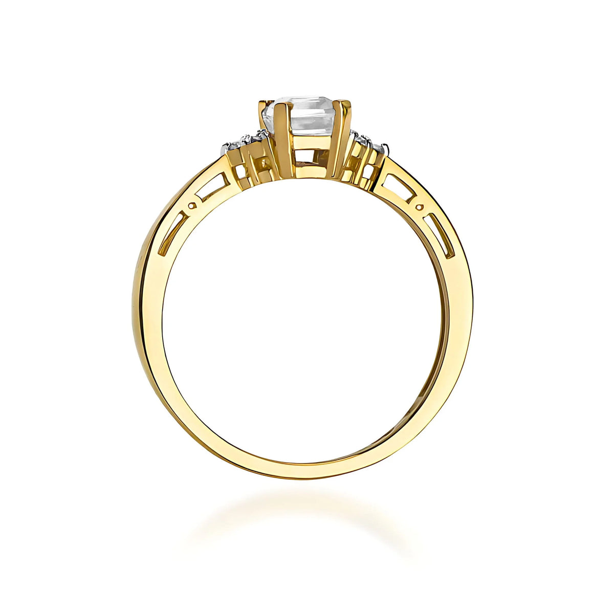 zlatý prsten s 0,60 ct a 0,03 ct laboratorně vypěstovanými diamanty w0002-ldw-01