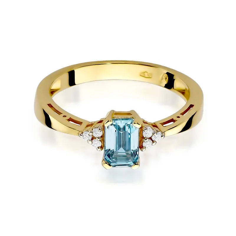 zlatý prsten s topazem 0,65 ct a diamanty w0002-tob-01
