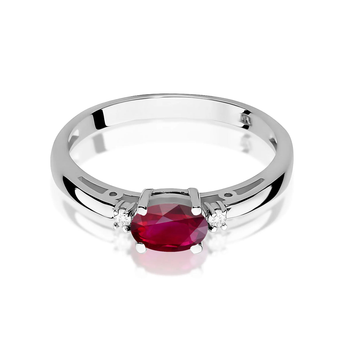 zlatý prsten s 0,60ct rubínem a 0,029ct diamanty w0006-rur-01